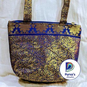 Zari weaving HandBag / Traditional / Indian